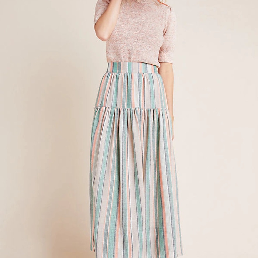 Striped The Odells Maxi Skirt